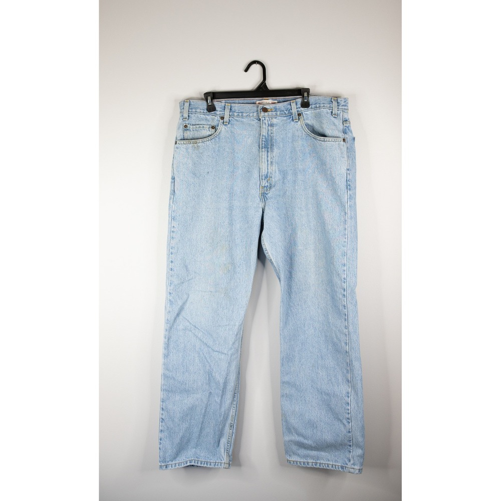 Levi Strauss‎ Signature Jeans Mens 40x30 Light Blue Good Regular Fit Denim